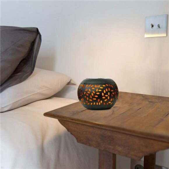 Solar Table Lantern Outdoor Waterproof-Dancing Flickering Flame Solar Powered - Picture 6 of 7